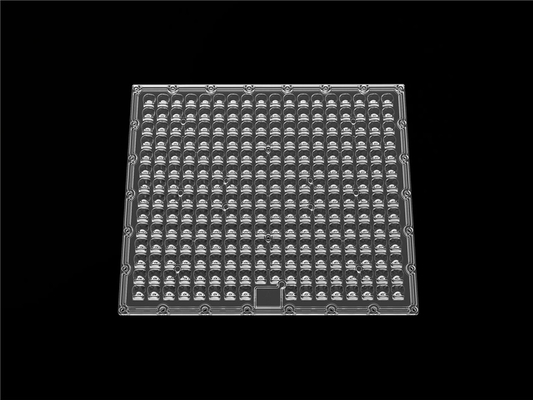 500W IP66 LED Stadium Lights Lensa Bahan PC Asimetris Dengan Desain Permukaan Geometris